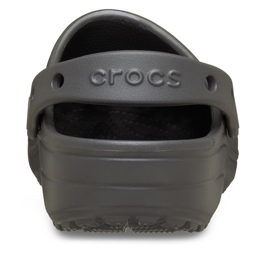 Crocs Classic Floral Cut Out Thermoplastic Black Sand Clogs