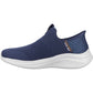 Skechers Men's Ultra Flex 3.0 Smooth Step Wide Trainers in Navy