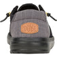 HEYDUDE Women's Wendy Boho Crochet Shoes in Black
