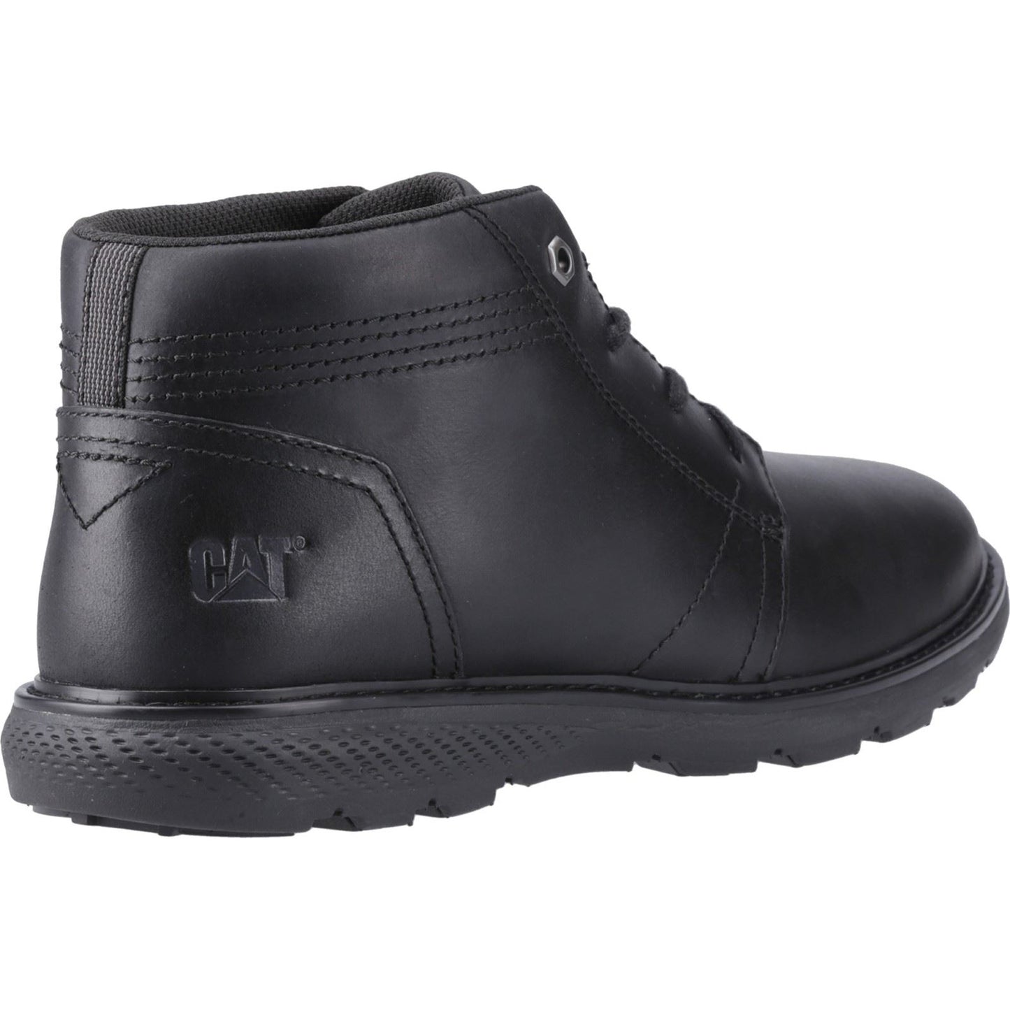 CAT Lifestyle Trey 2.0 Leather Men's Black Ankle Boots