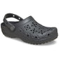 Crocs Classic Floral Cut Out Thermoplastic Black Sand Clogs