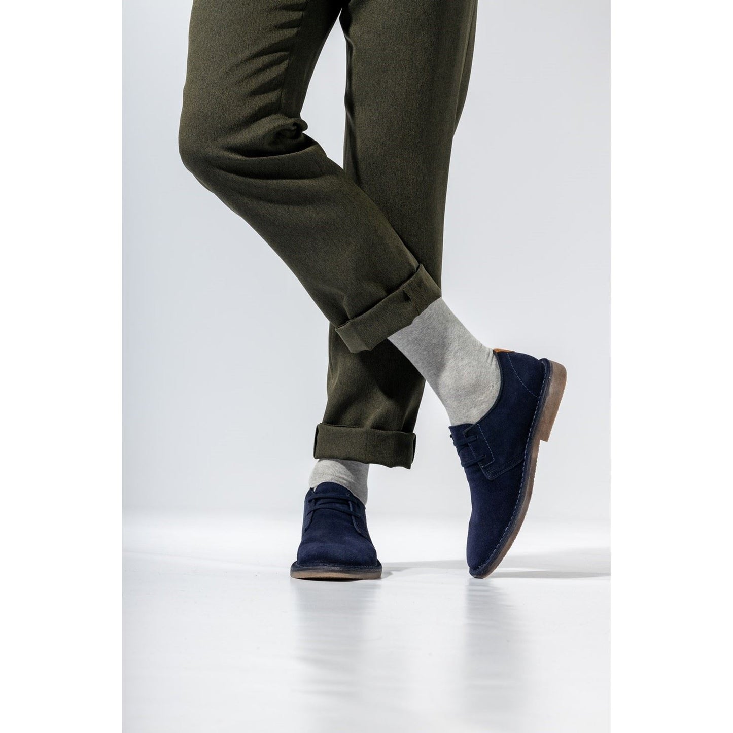 Hush Puppies Men's Scout Shoe in Navy