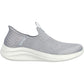 Skechers Women's Ultra Flex 3.0 Smooth Step Shoes in Light Grey