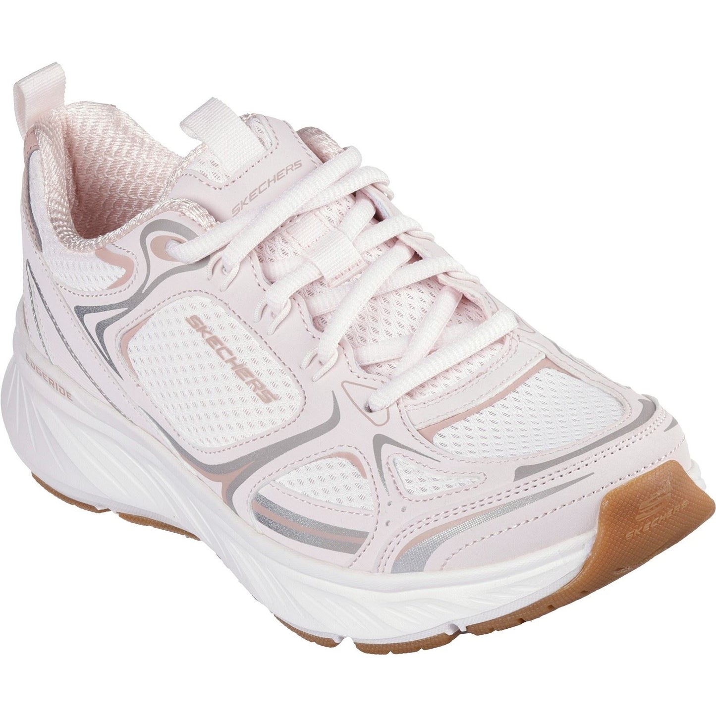 Skechers Women's Edgeride Silver Eclipse Trainers in Pink