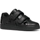 Geox J Eclyper Leather Girl's Black Trainers