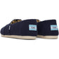 TOMS Alpargata Cotton Women's Navy Shoes