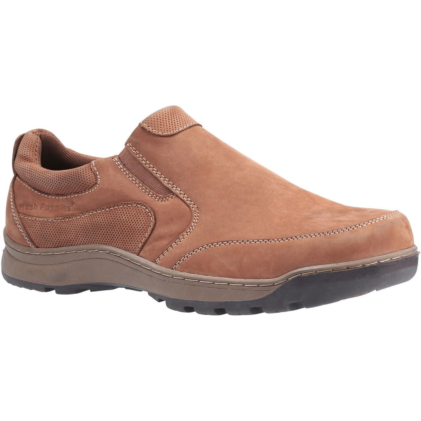 Hush Puppies Men's Jasper Trainer in Tan Nubuck