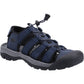 Hush Puppies Peru Polyurethane/Webbing Men's Navy Sandals