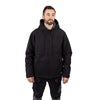 Caterpillar Hooded Sherpa Lined Men's Black Fleece Jacket