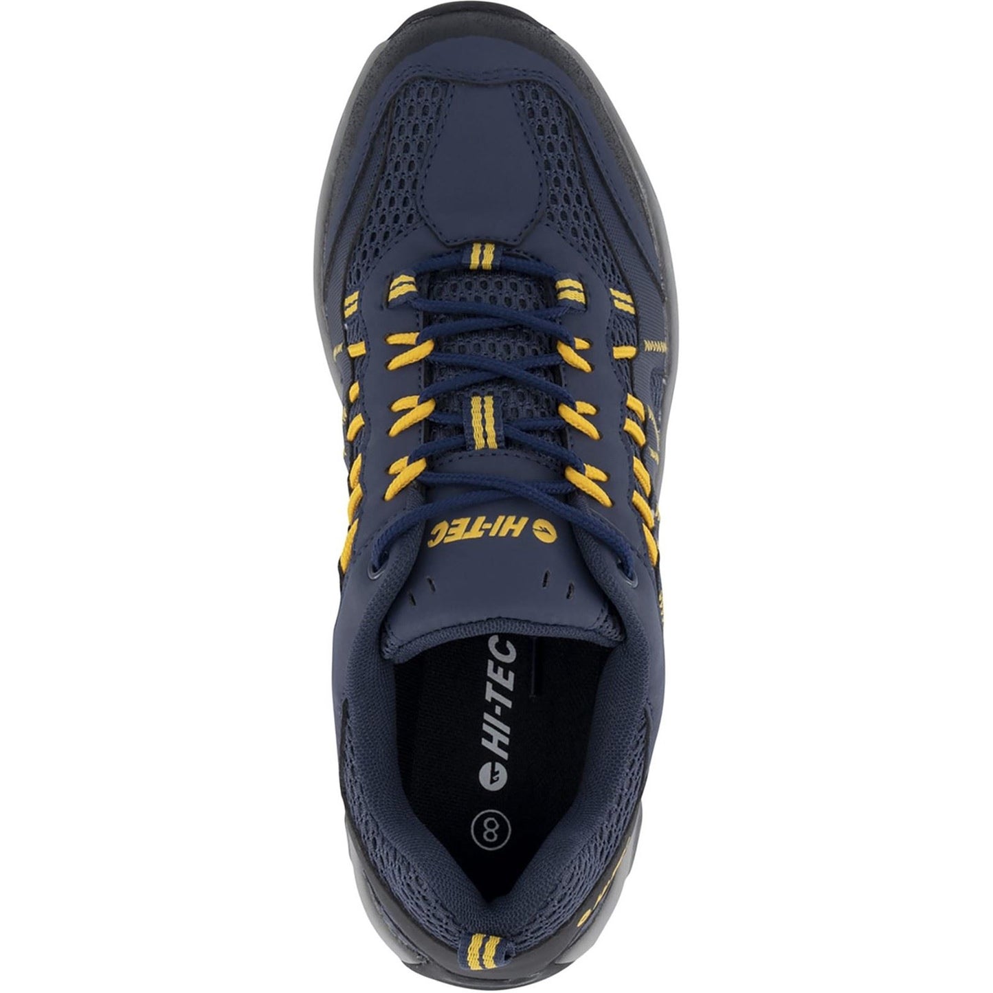 Hi-Tec Jaguar Polyester Men's Navy/Yellow Hiking Boots