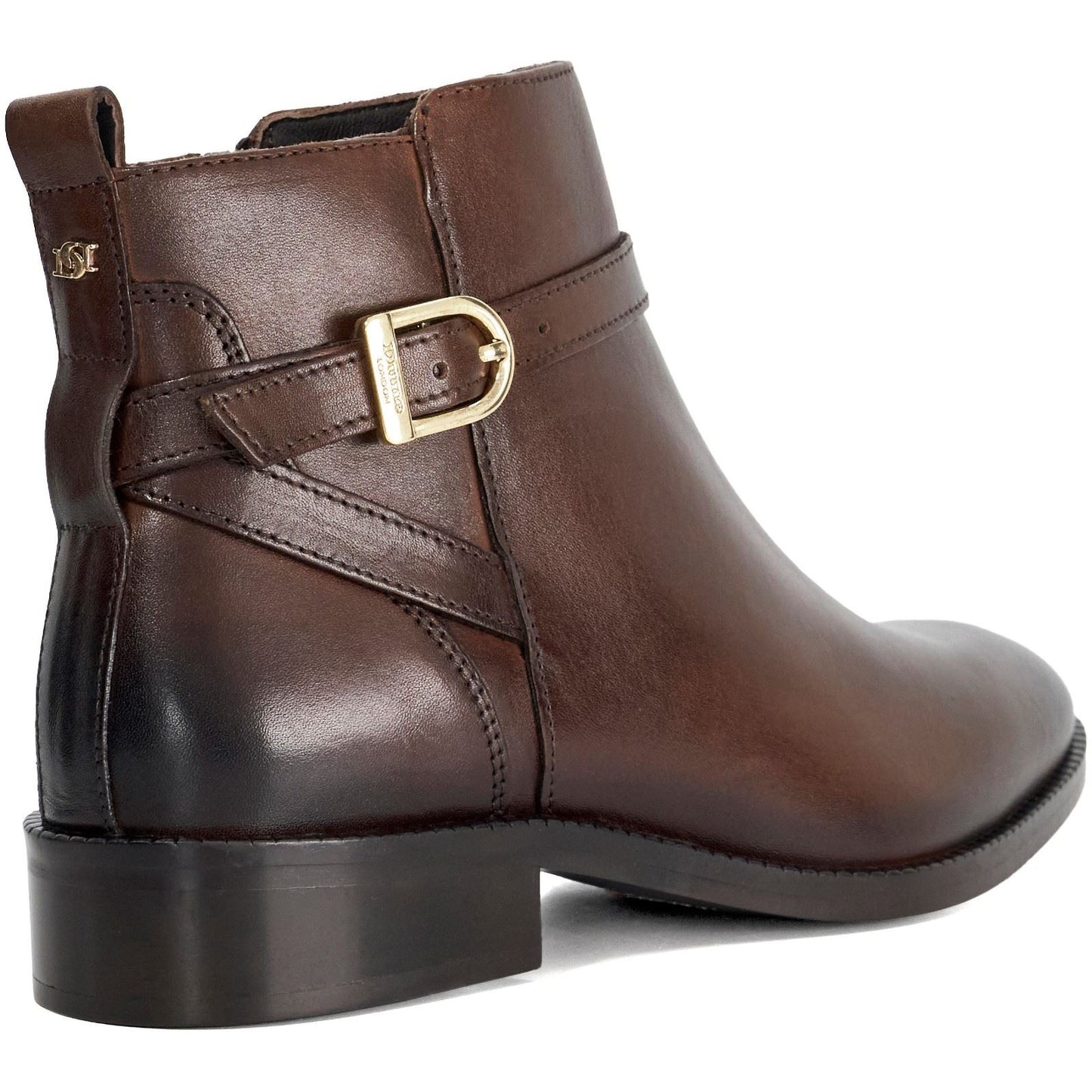 Dune Pemma Leather Women's Brown Boots
