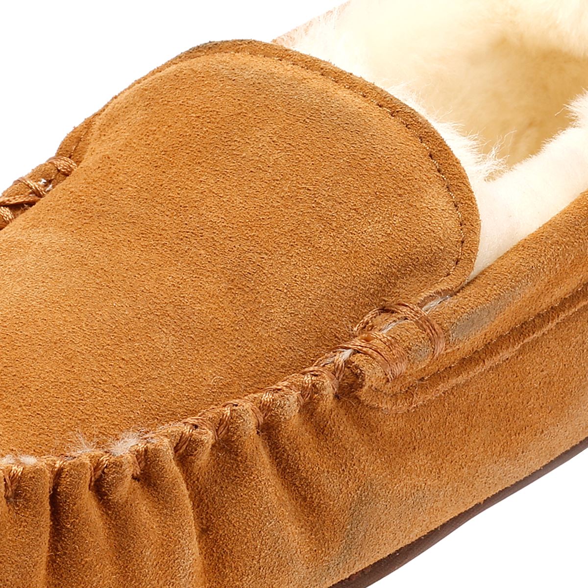 Osprey London The Sunday Suede Men's Chestnut Slippers