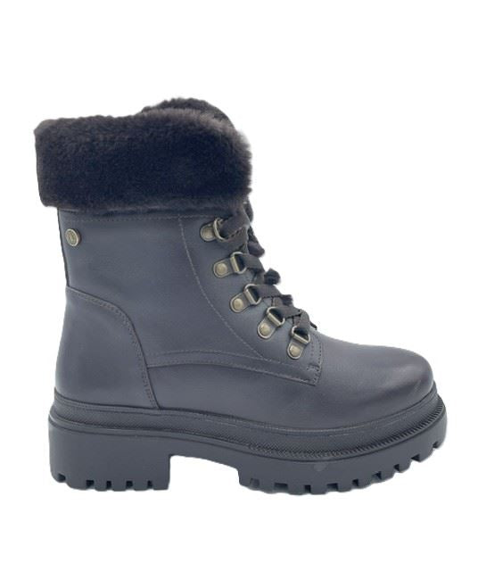 Osprey London The Budapest Leather Women's Chocolate Boots