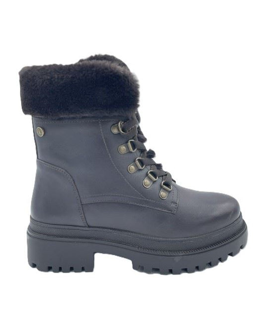 Osprey London The Budapest Leather Women's Chocolate Boots