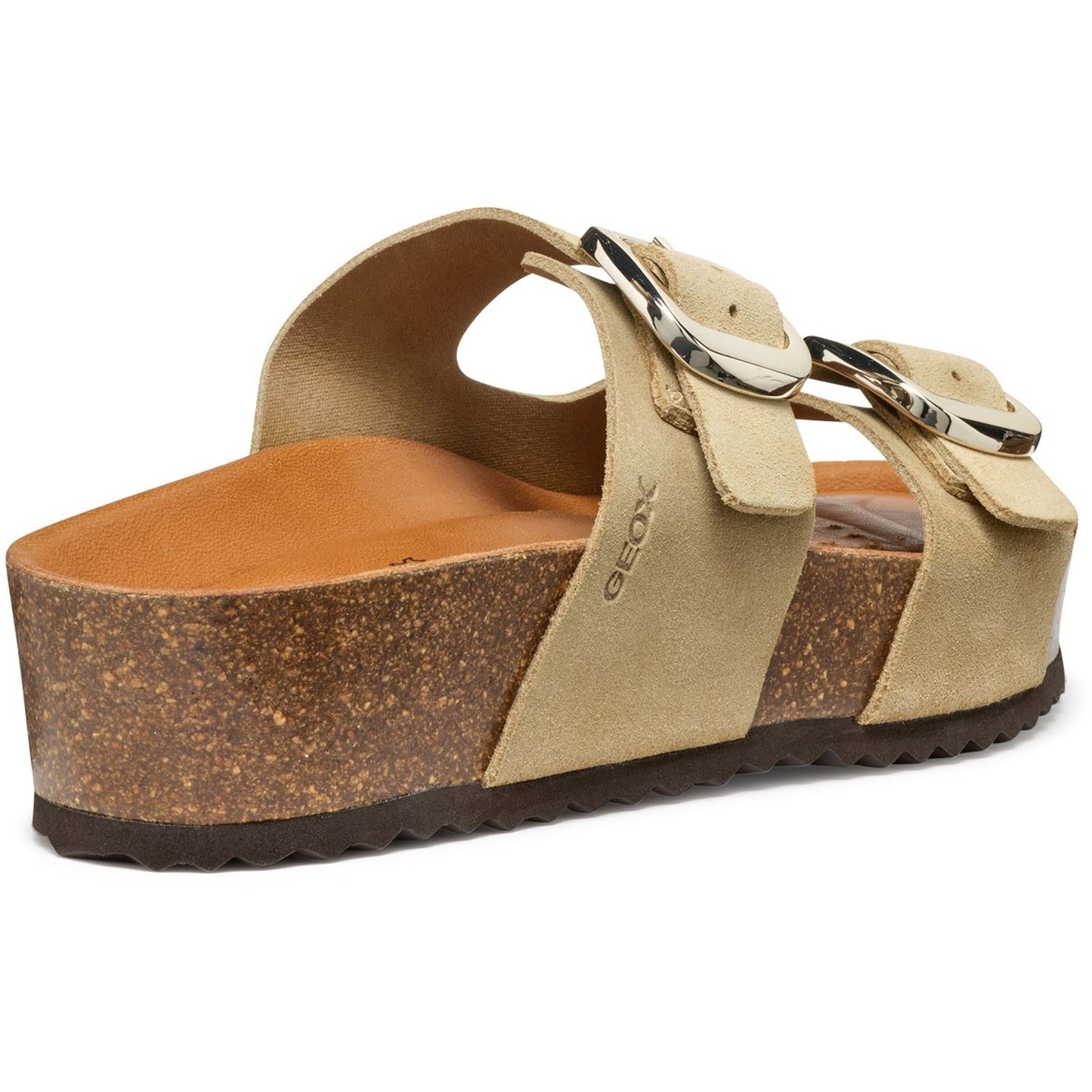 Geox D BRIONIA H Leather Women's Light Taupe Sandals