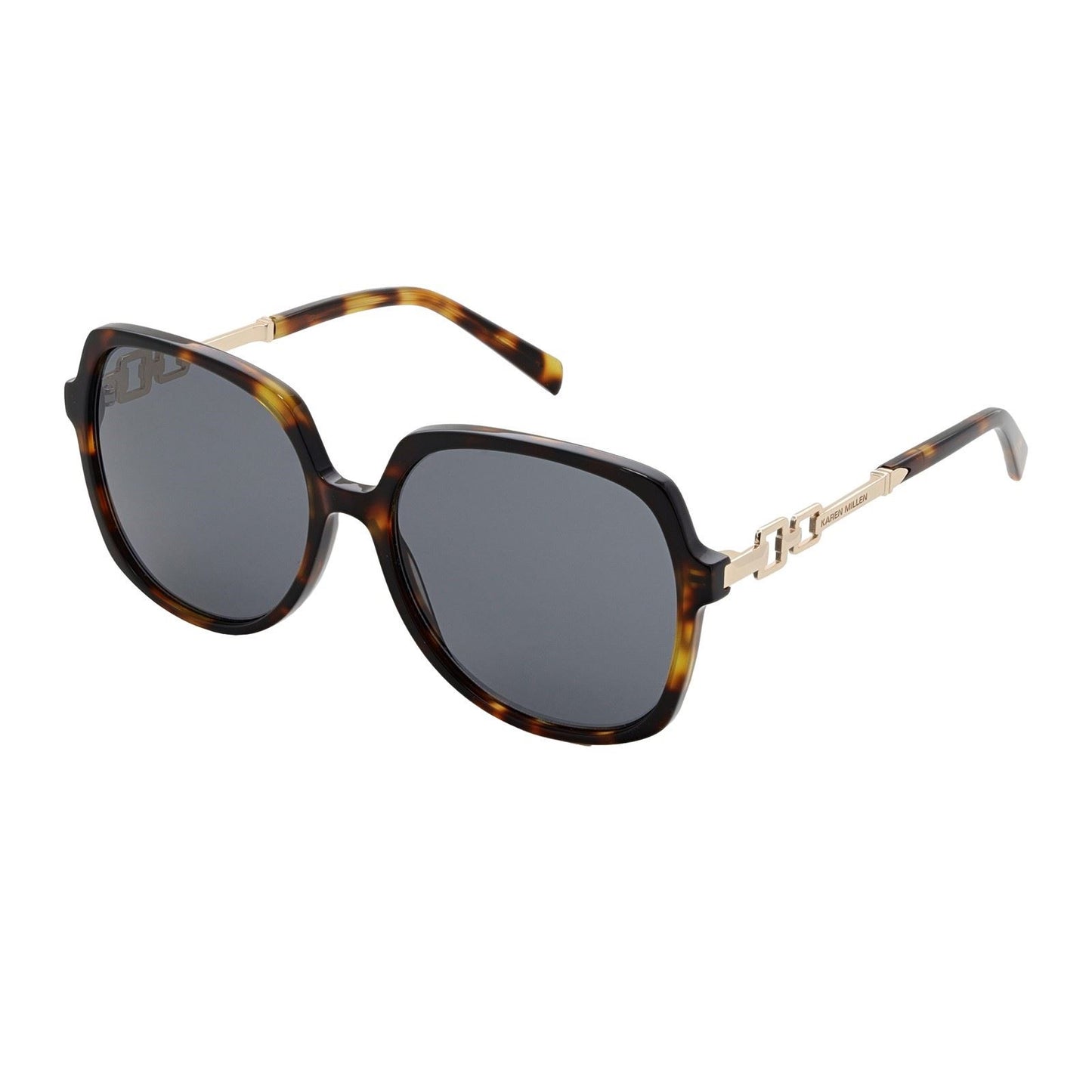 Karen Millen Women's Thea Sunglasses in Classic Tortoiseshell
