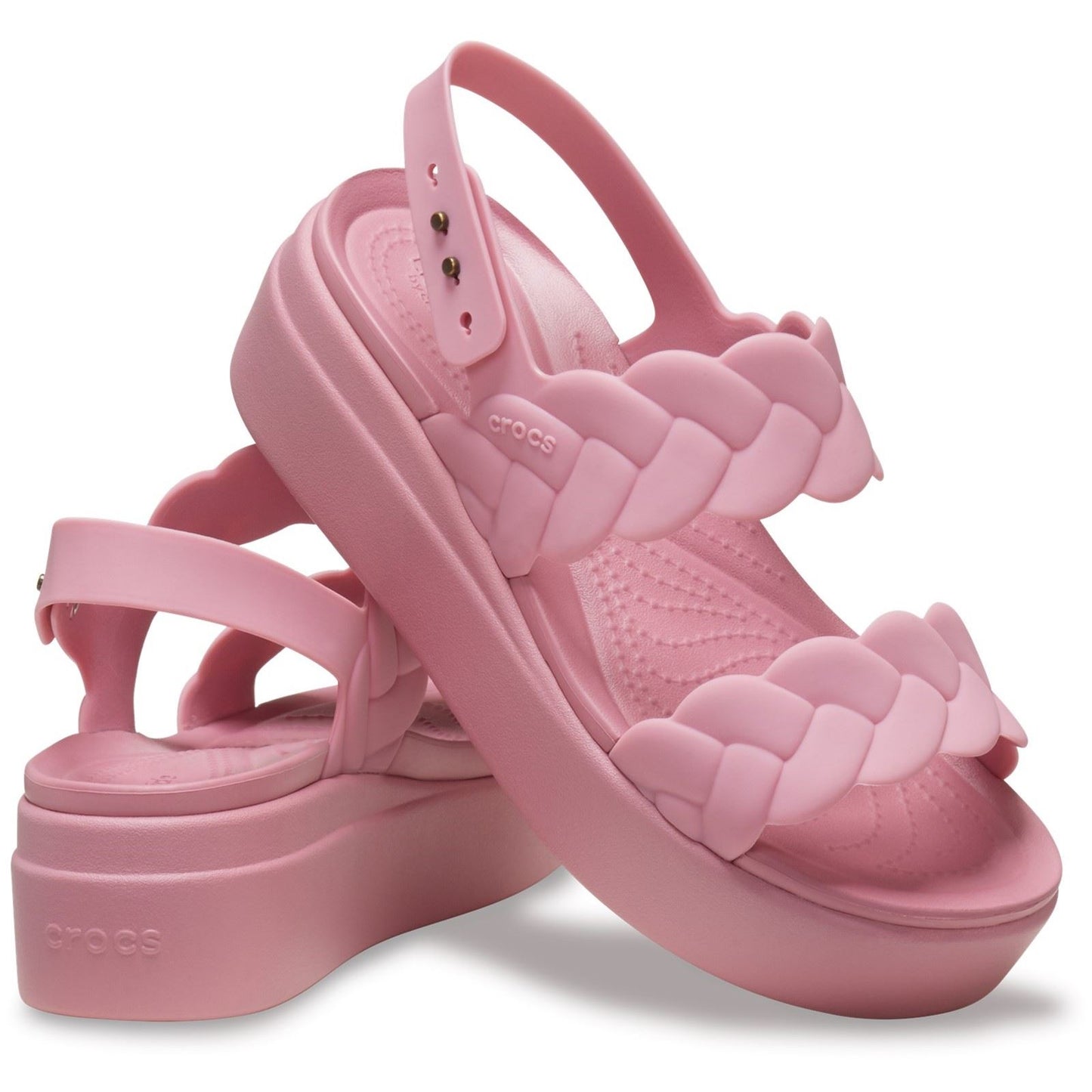 Crocs Brooklyn Woven Thermoplastic Women's Rosette Sandals