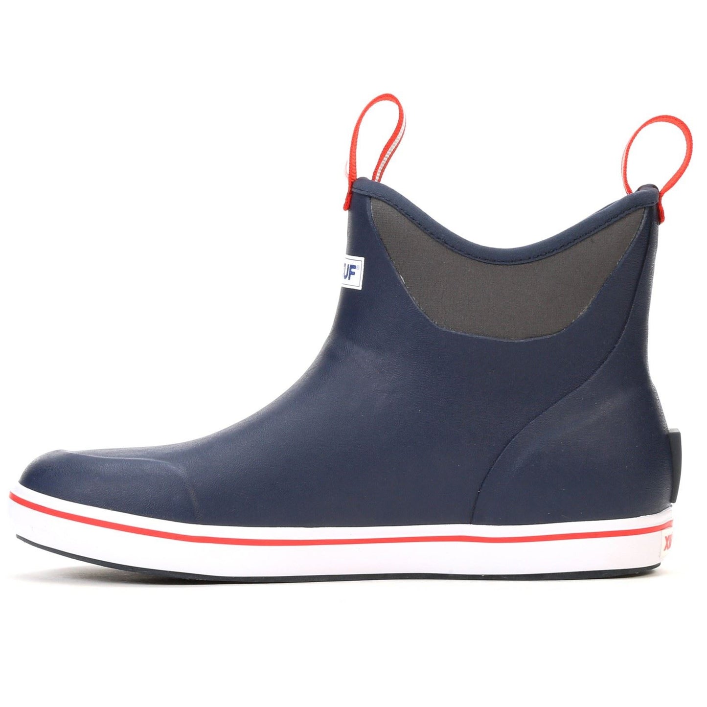 Xtratuf Men's Ankle Deck Boot in Navy/Red