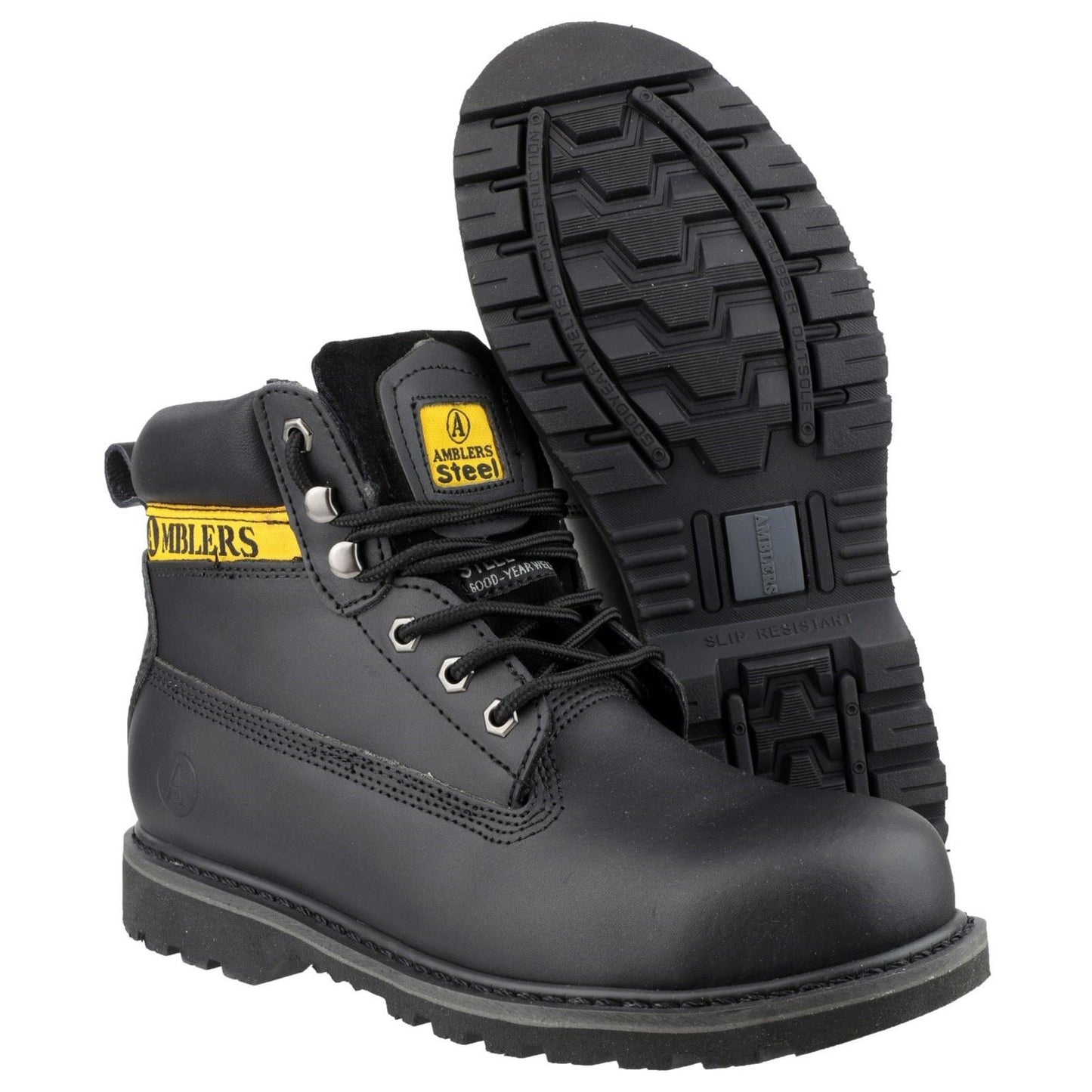 Amblers Safety Unisex FS9 Goodyear Welted Safety Boot in Black