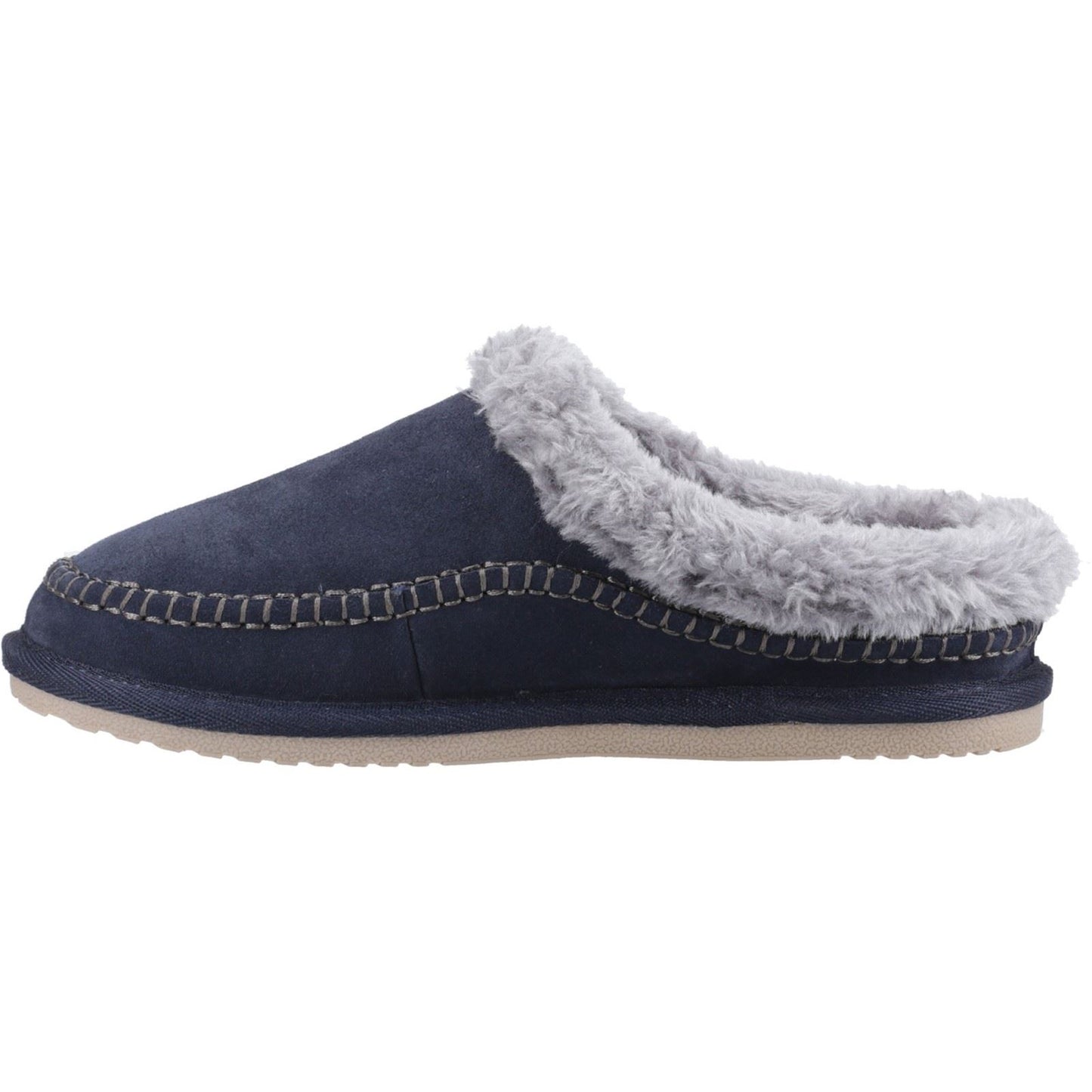 Hush Puppies Atticus Suede Men's Navy Slippers