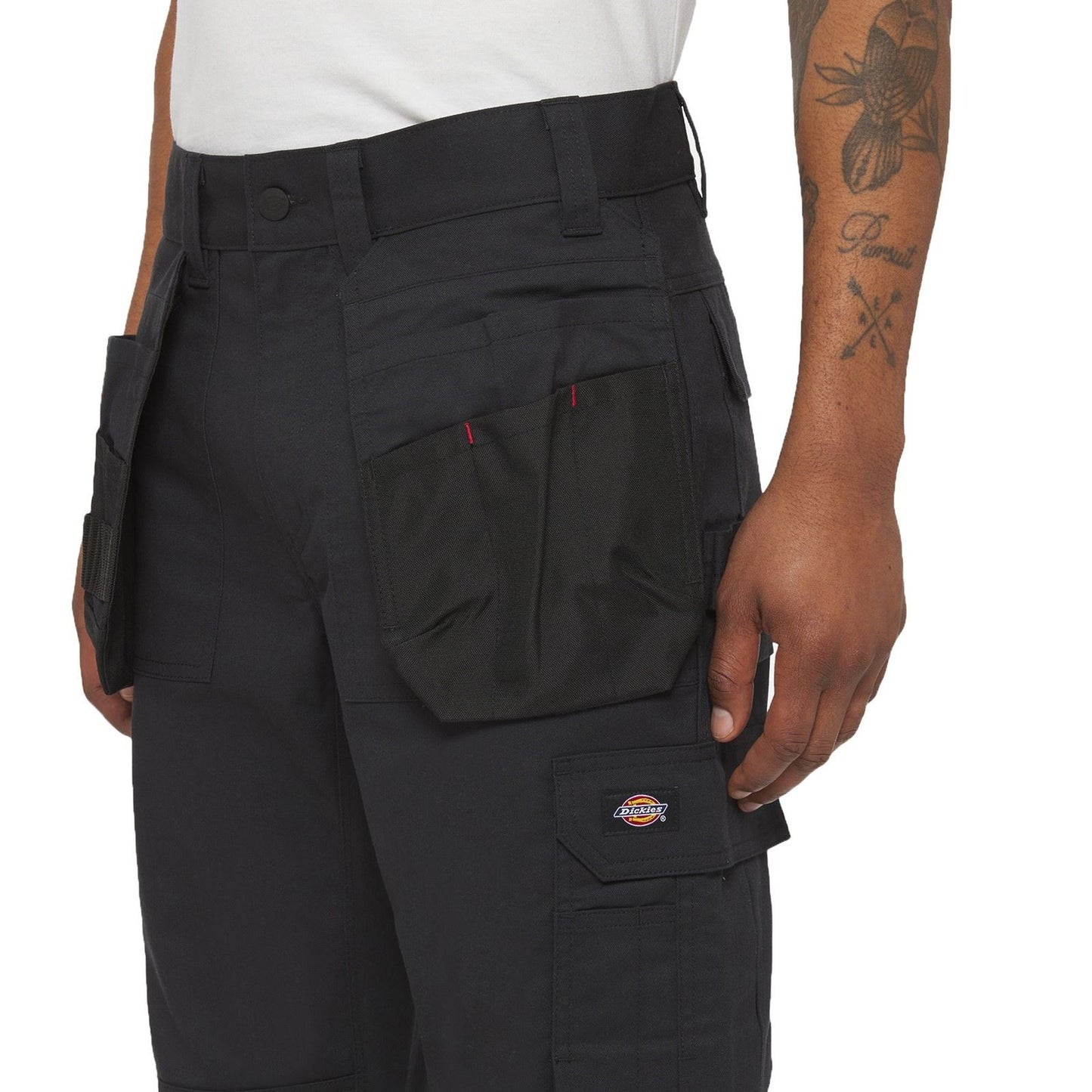 Dickies Men's Multi Pocket Utility Work Pant in Black