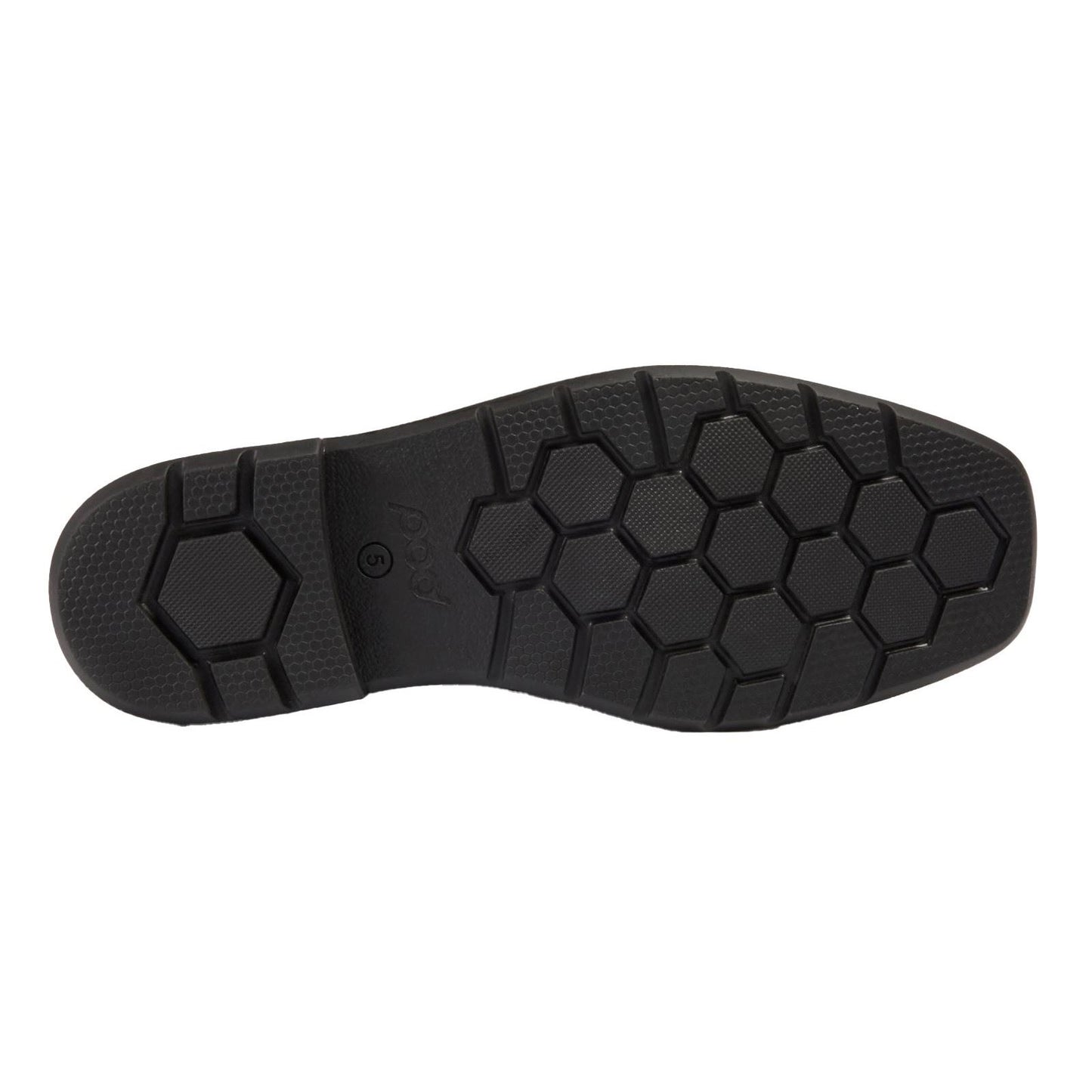 Pod Carpenter Leather Youth Black Loafers