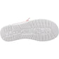 HEYDUDE Wendy Eyelet Lace Cotton Blend Women's Pale Pink Moccasins Shoes