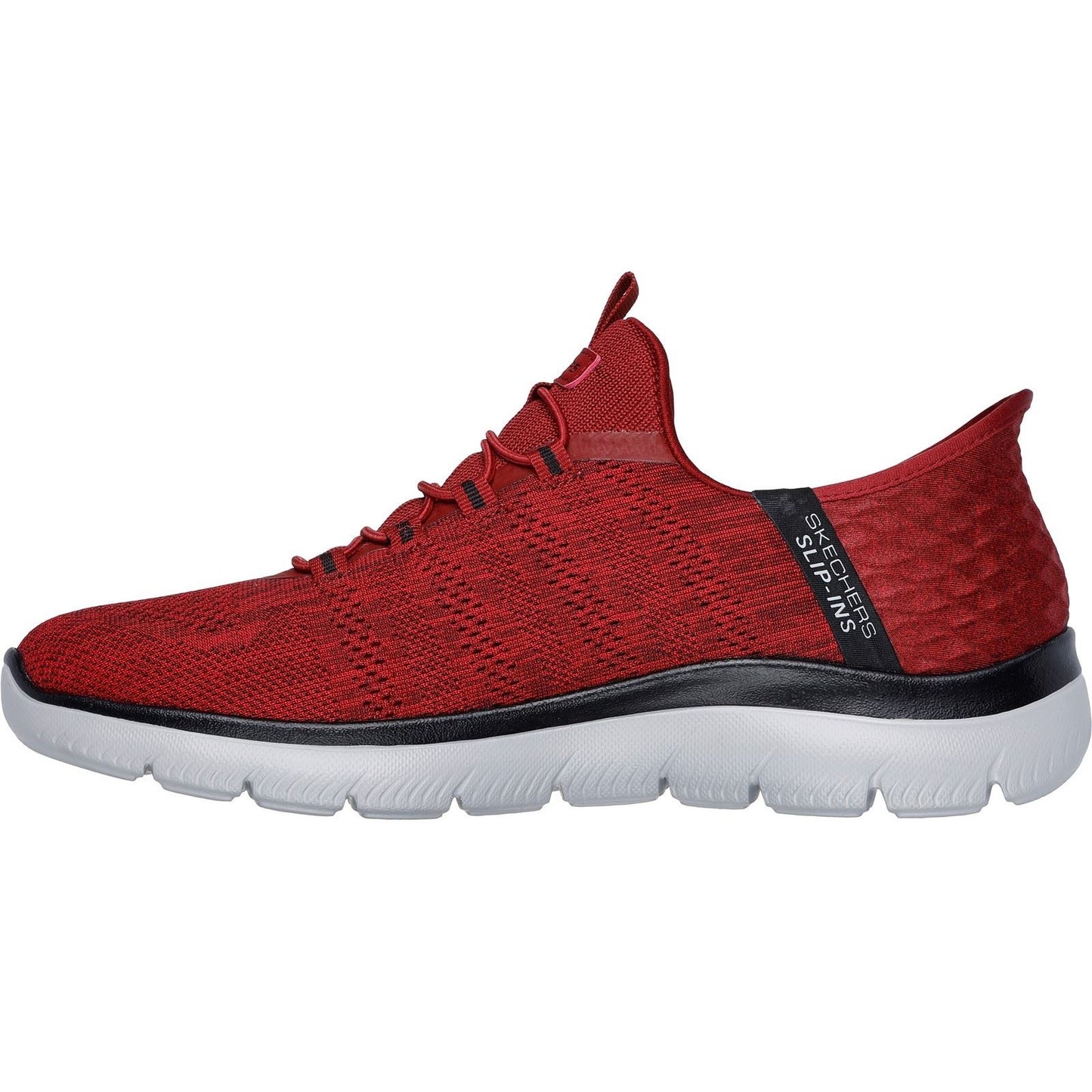 Skechers Men's Summits Key Pace Shoe in Red/Black