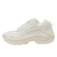 Caterpillar Intruder White Trainers