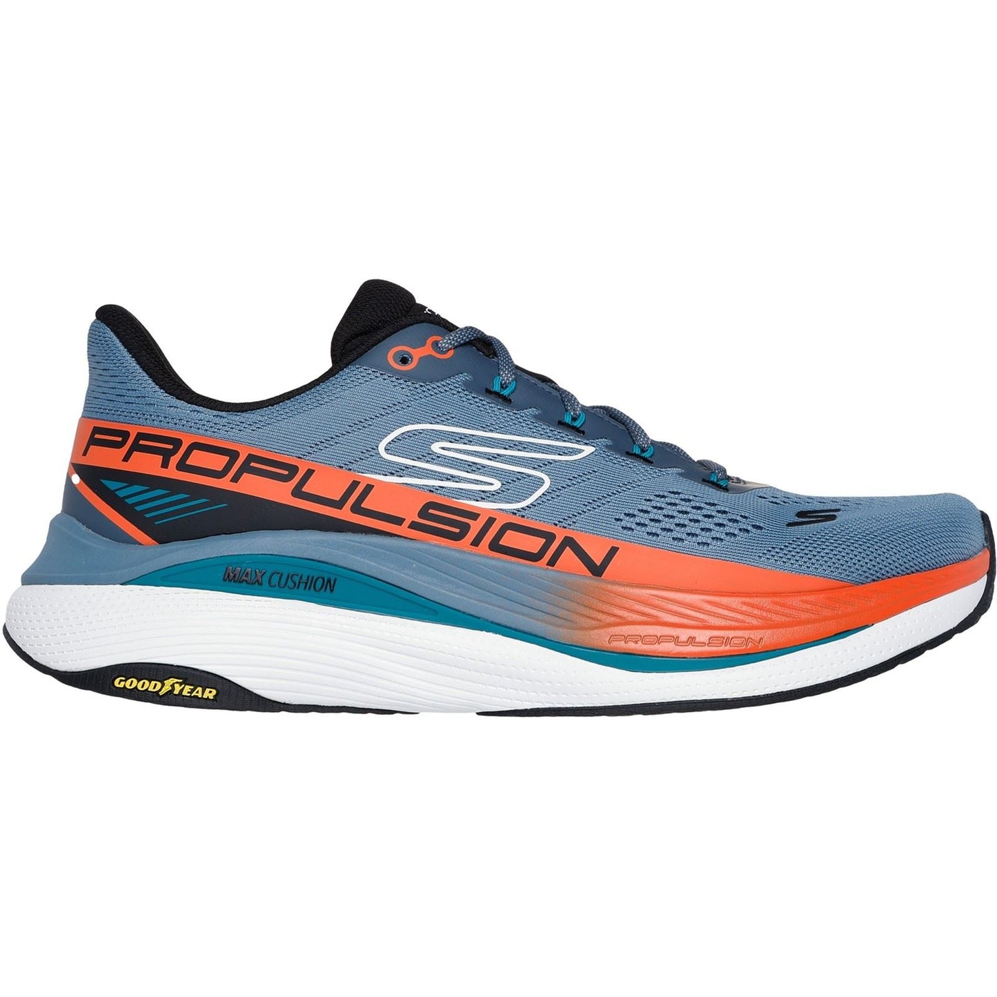 Skechers Performance Max Cushioning Propulsion Textile Men's Slate Trainers