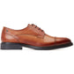 Base London Men's Magnus Toe-Cap Derby in Burnt Tan