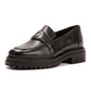 Osprey London The Greenwich Leather Women's Black Loafers