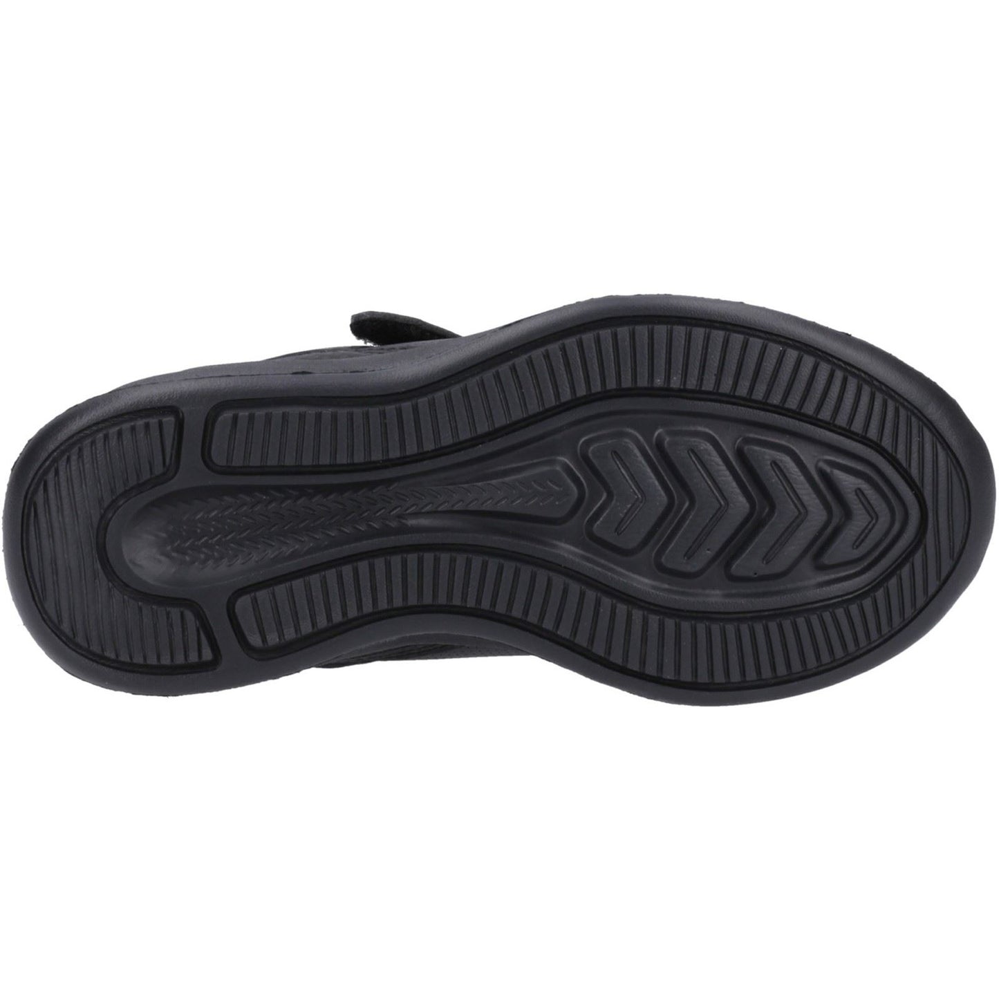 Hush Puppies Marling Bungee Lace Senior Black Shoes - UK 6