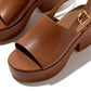 Fitflop Platfforms Heeled Backstrap Leather Women's Sandals