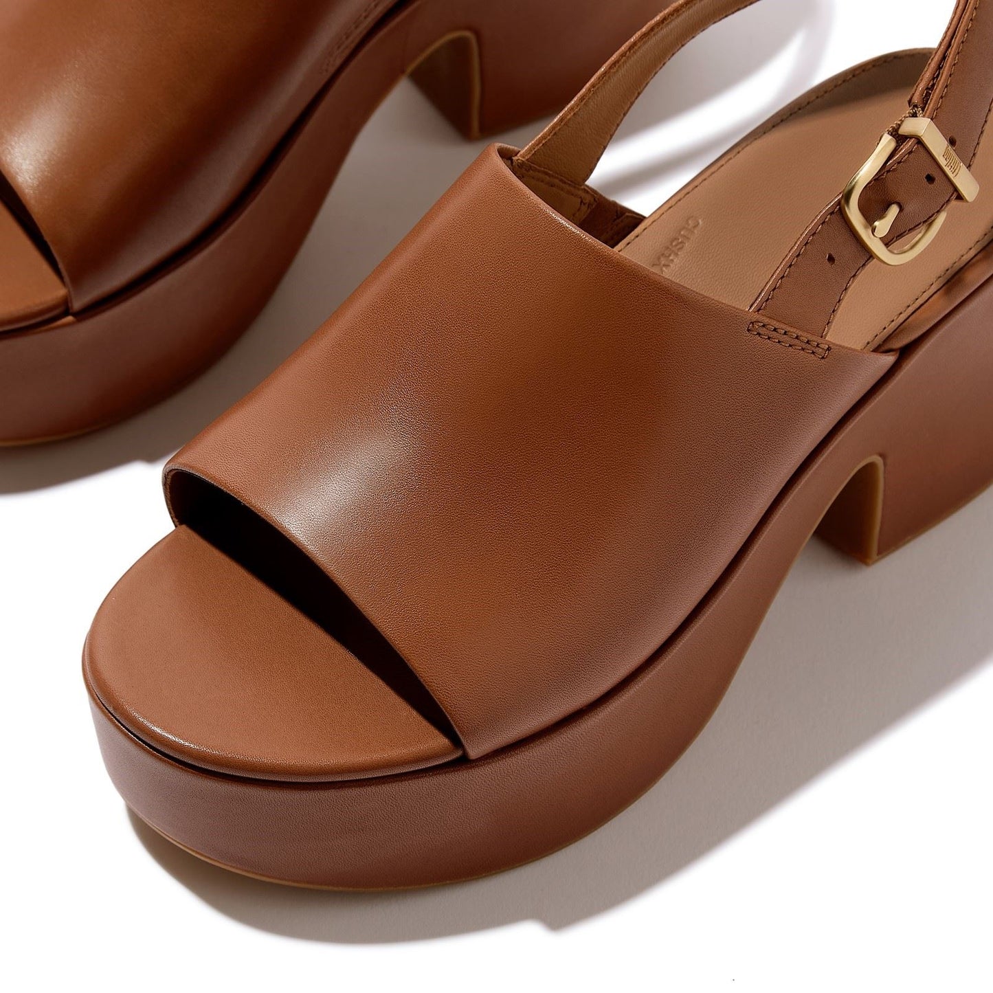 Fitflop Platfforms Heeled Backstrap Leather Women's Sandals