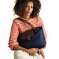 Joules Edie Women's Navy Shoulder Bag - Large