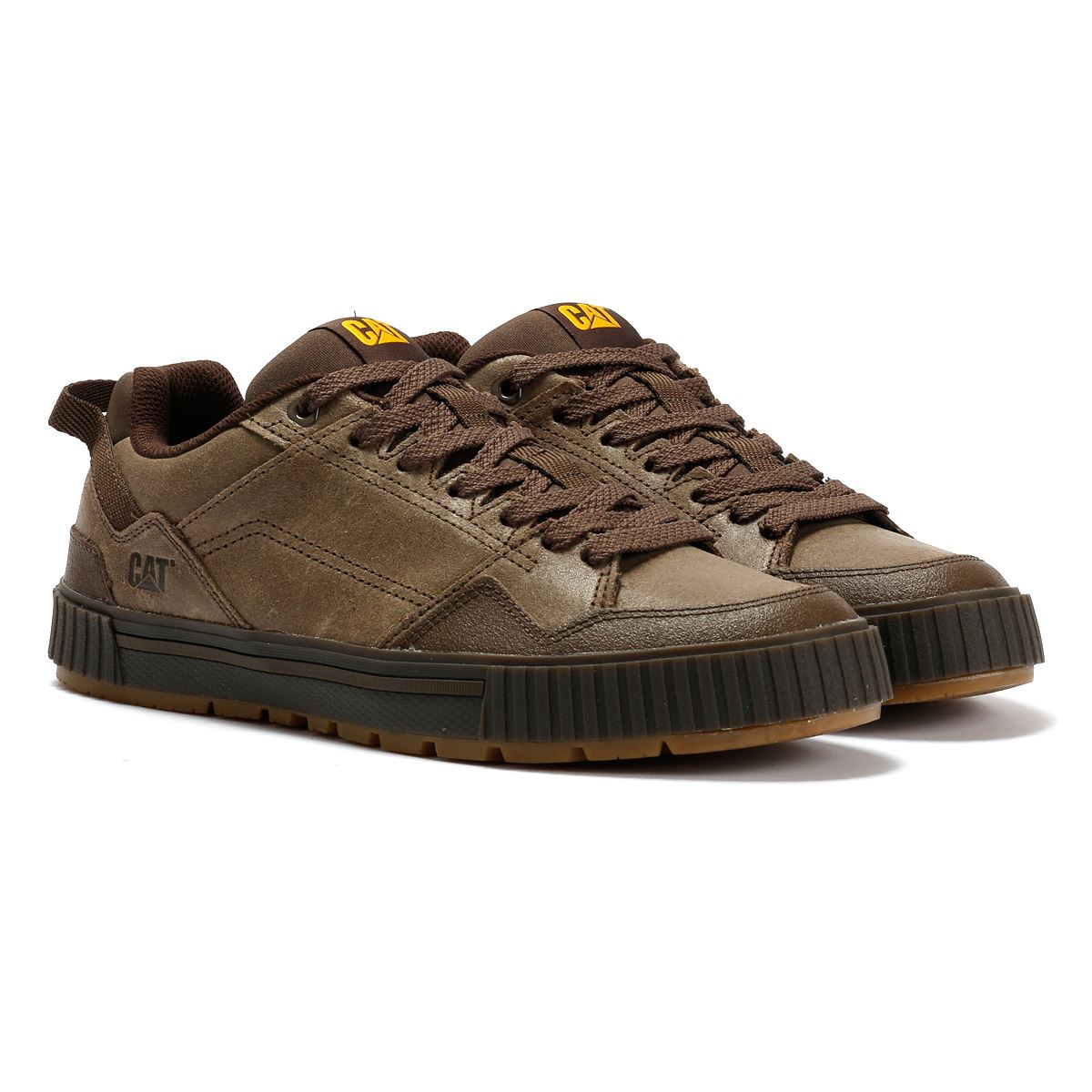 Caterpillar Axiom Waxy Leather Men's Cub Lace-Up Shoes