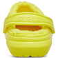 Crocs Men's Classic Lined Clog in Cyber Yellow