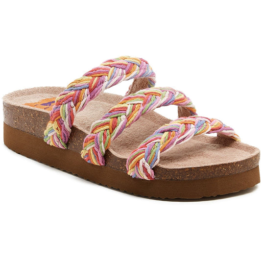 Rocket Dog Women's Ashley String Braid Sandal in Rainbow