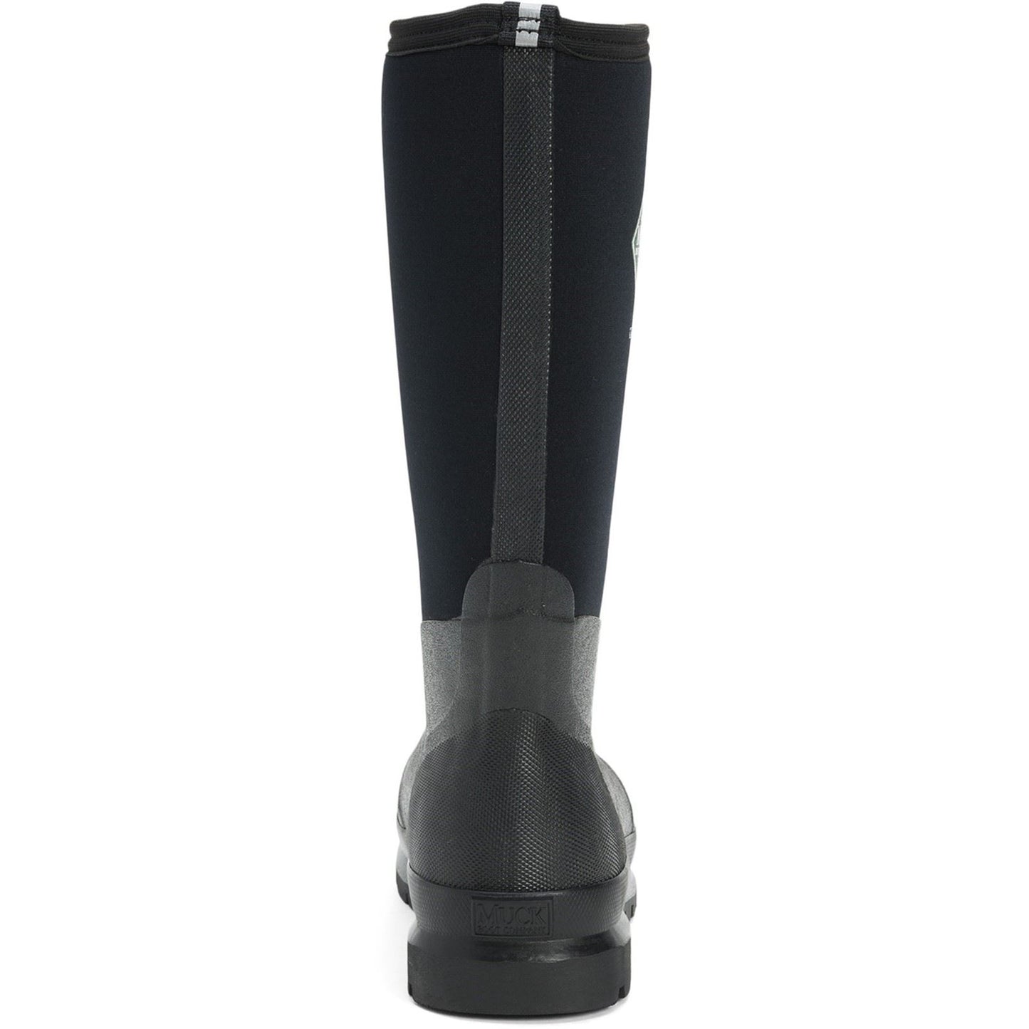 Muck Boots Chore Classic Hi Patterned Wellington in Black