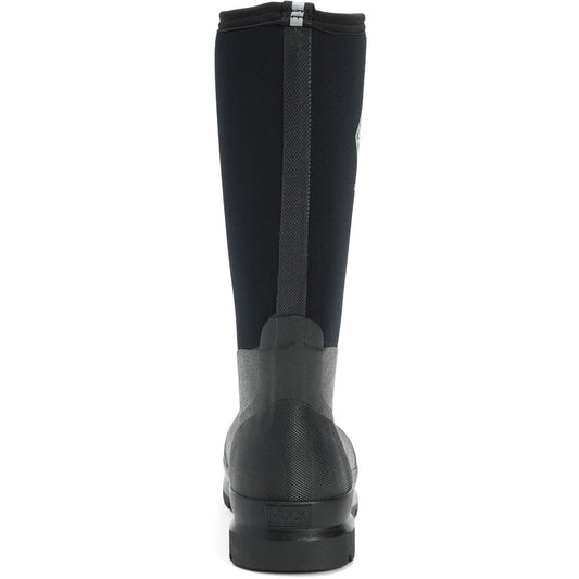 Muck Boots Chore Classic Hi Patterned Wellington in Black