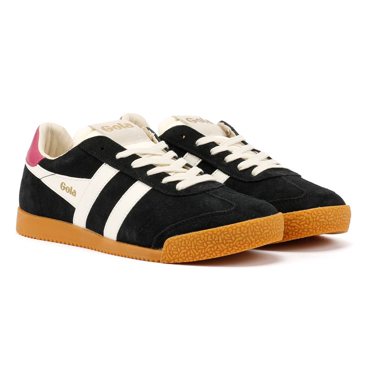 Gola - CLB538BK WOMENS ELAN BLACK/WHITE/FUCHSIA