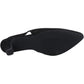 Hush Puppies Nahla Suede Heel Leather Women's Black Round Slingback Shoes