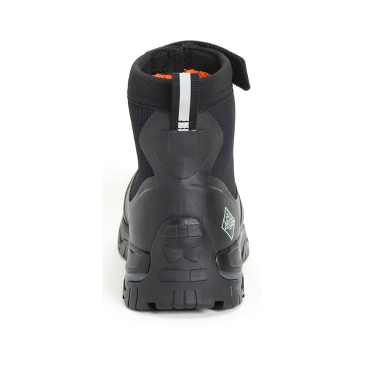 Muck Boots Men's Apex Mid Zip Wellingtons in Black/Dark Shadow