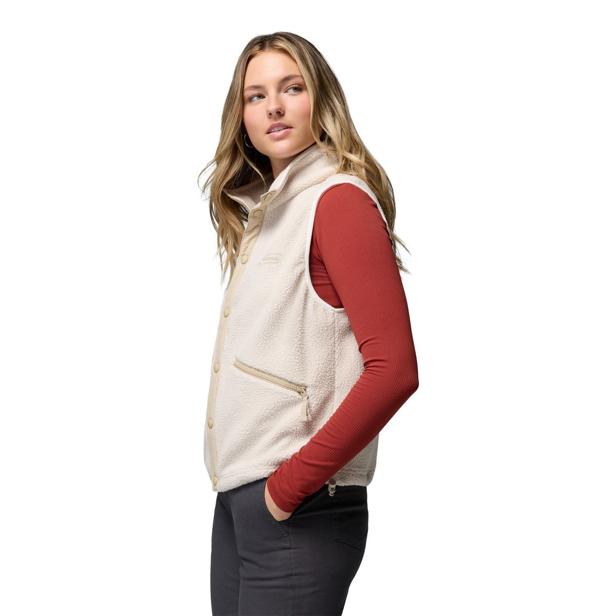 Columbia Helvetia Vest Women's Beige Gilet