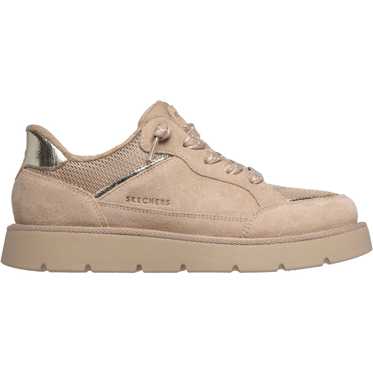 Skechers Keepsakes Cozy Street Hiker Leather Women's Sand Trainers