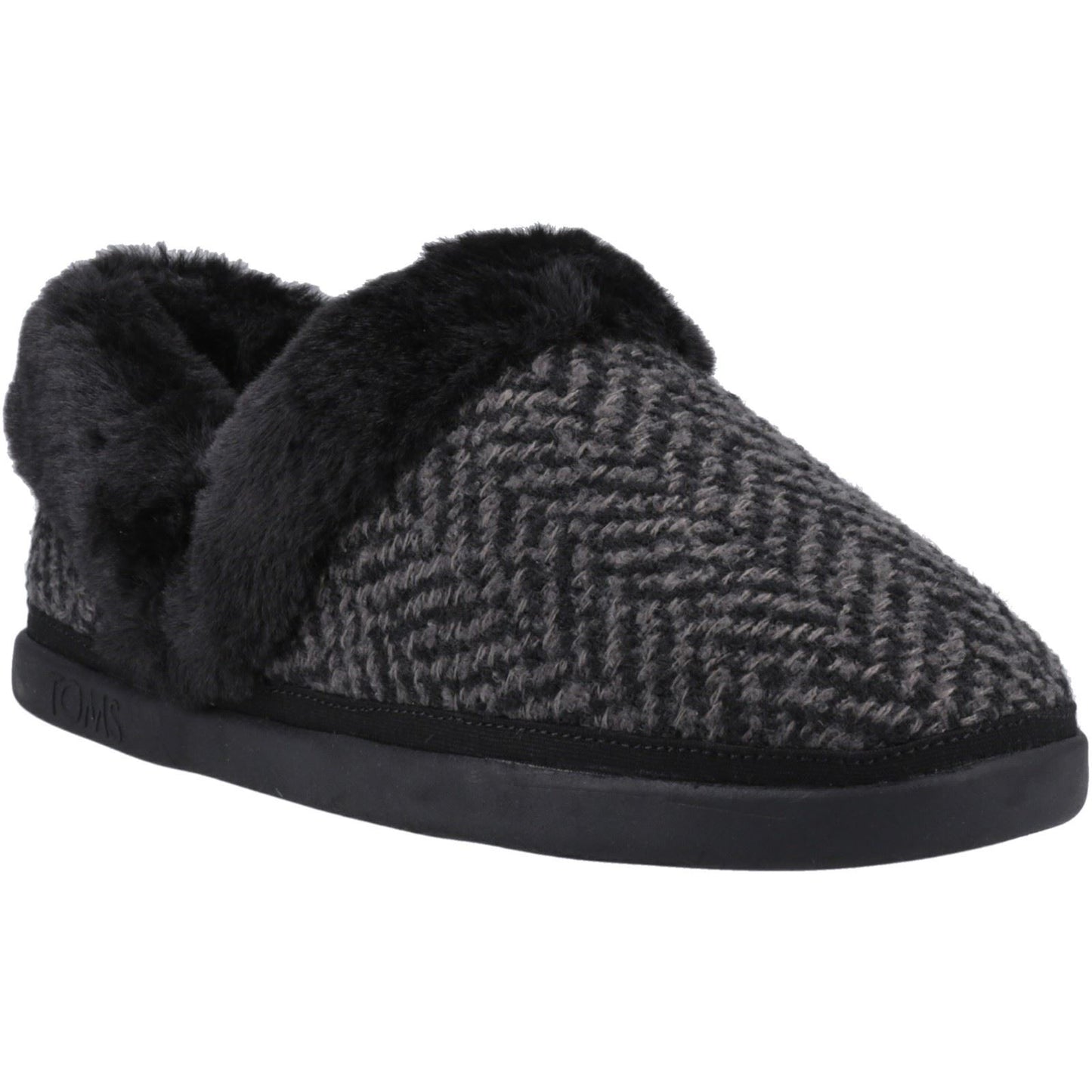 TOMS Oslo Polyester Women's Black Slippers