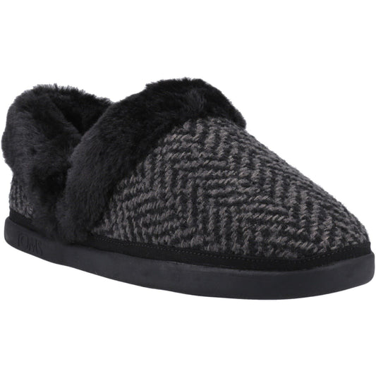TOMS Oslo Polyester Women's Black Slippers