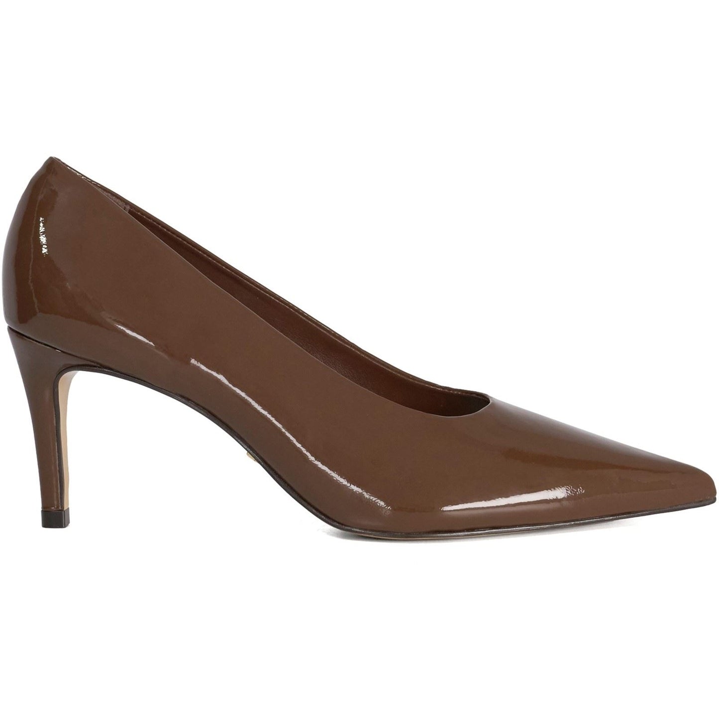 Dune Aspiring Leather Women's Brown Shoes
