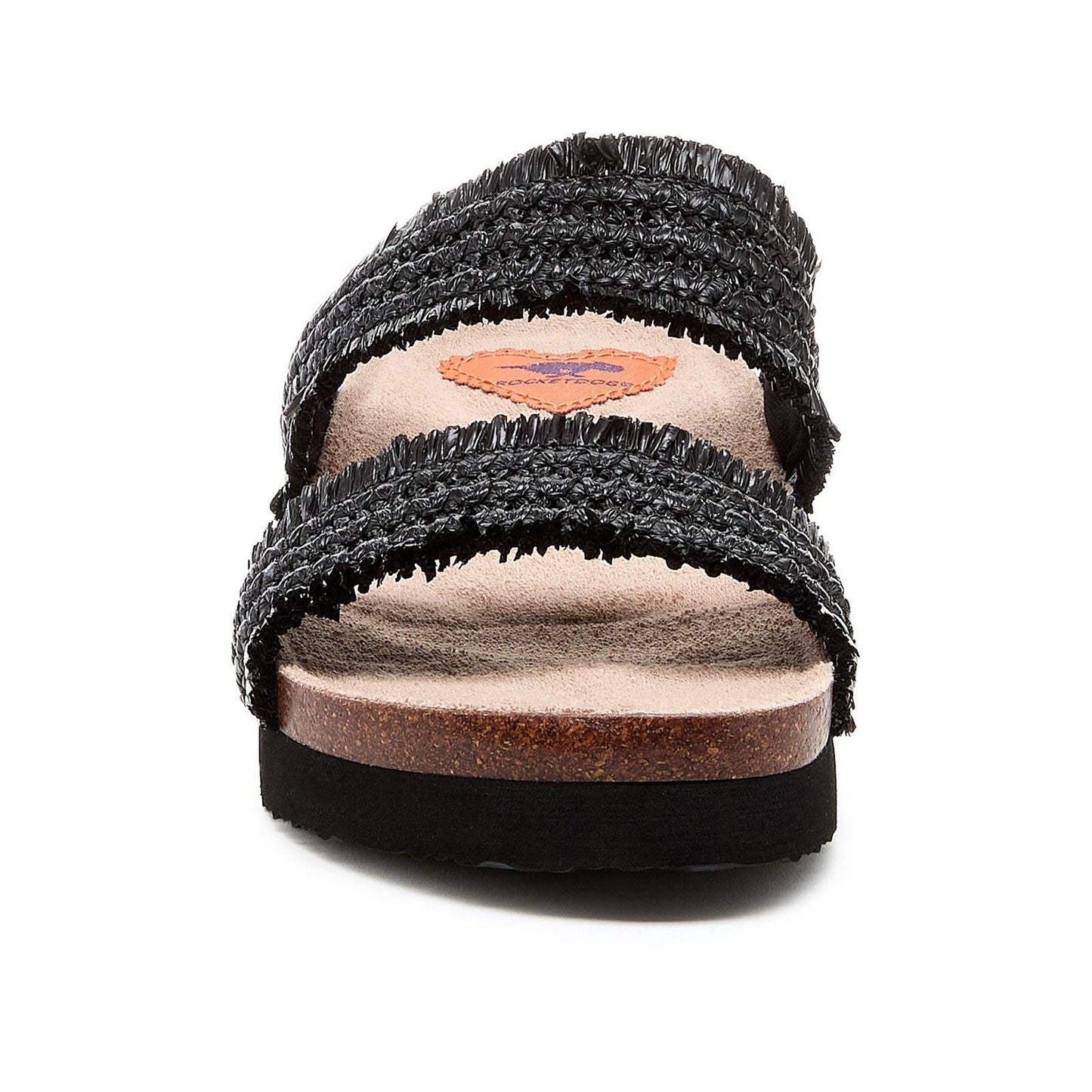 Rocket Dog Women's Aruba Raffia Sandal in Black